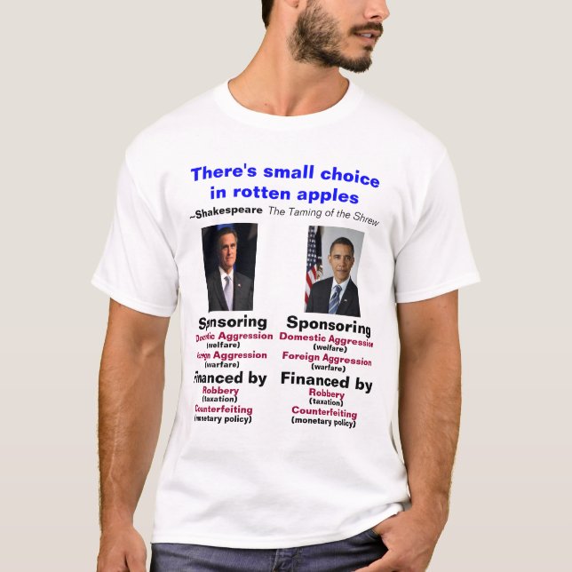 Kleiner von zwei Übeln T-Shirt (Vorderseite)