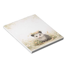 Kleiner Wald Freund Opossum Notizblock