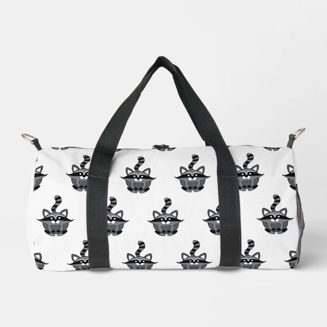 Kleiner Waschbär Duffle Bag (Vorderseite)