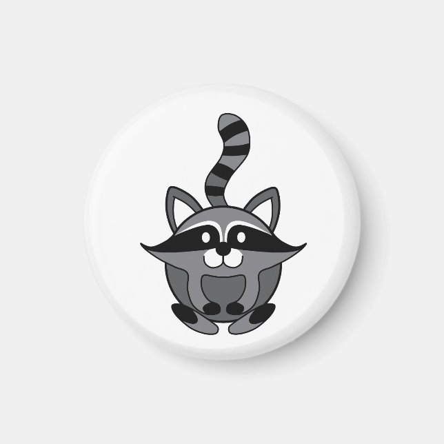 Kleiner Waschbär Magnet (Vorne)