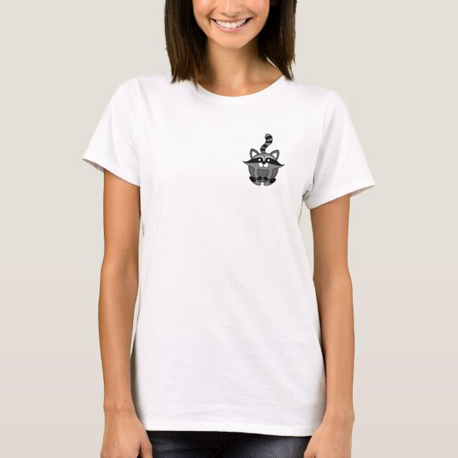 Kleiner Waschbär T-Shirt (Vorderseite)