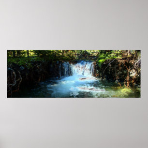 Kleiner Wasserfall Poster