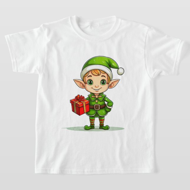 Kleiner Weihnachtself – Weihnachts-T-Shirt für Kin T-Shirt (Ablage )