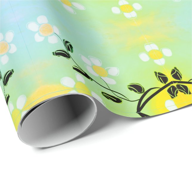Kleiner Weißabsatz-Papierhandschuh Geschenkpapier (Rolleneckpunkt)