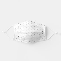 Kleiner weißer und schwarzer Polka-Dot