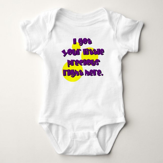 Kleiner wertvoller Säuglings-Strampler Baby Strampler (Vorderseite)
