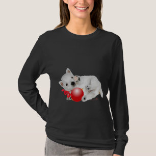 Kleiner Westie mit Ornament T-Shirt