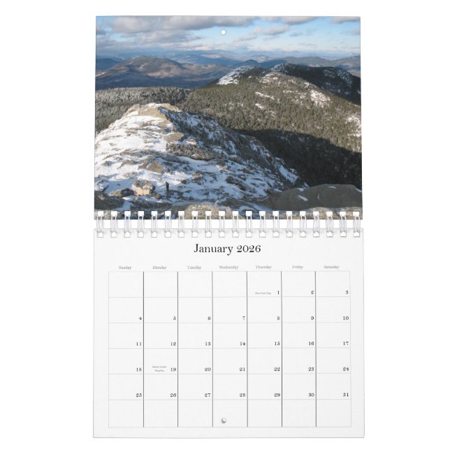 Kleiner wilder Wandkalender des New Hampshire-2013 (Jan 2026)