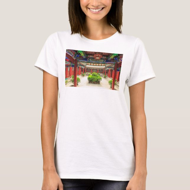 Kleiner Wildgans-Tempel, China T-Shirt (Vorderseite)
