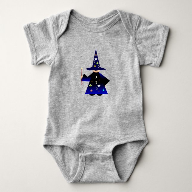 Kleiner Wizard Baby Bodysuit Strampler (Vorderseite)