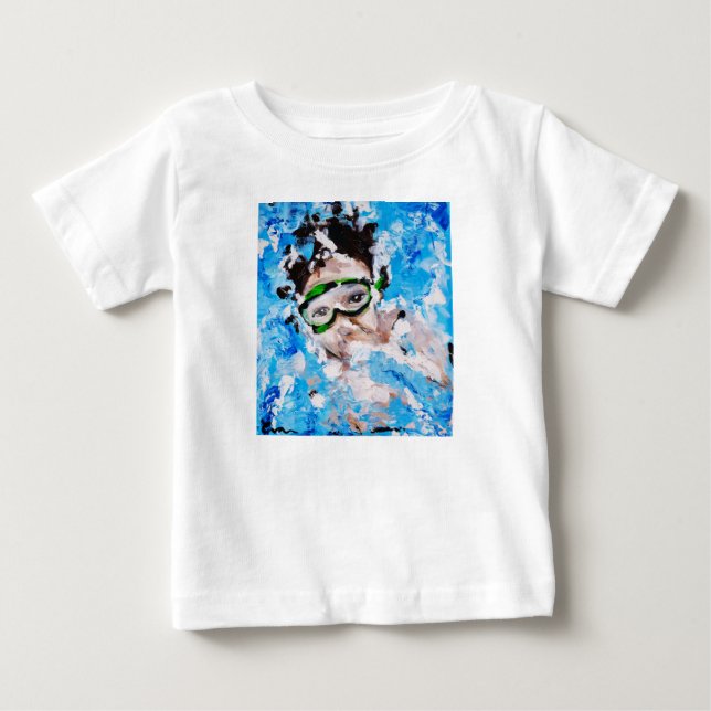 Kleiner Wolf Baby T-shirt (Vorderseite)