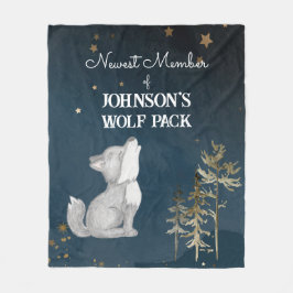 Kleiner Wolfspinner Fleecedecke