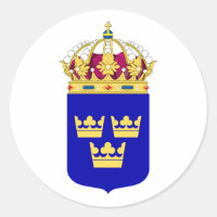 Kleinere Wappen - Schweden - Logo für Offizielle S