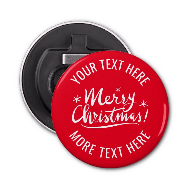 Kleinere Weihnachtsgeschenke Flaschenöffner (Vorderseite)