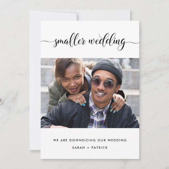 Kleineres Hochzeitssemble Ankündigung (Vorderseite)