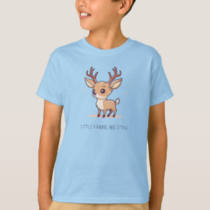 Kleines, altes Niedliches Hirschdesign T-Shirt