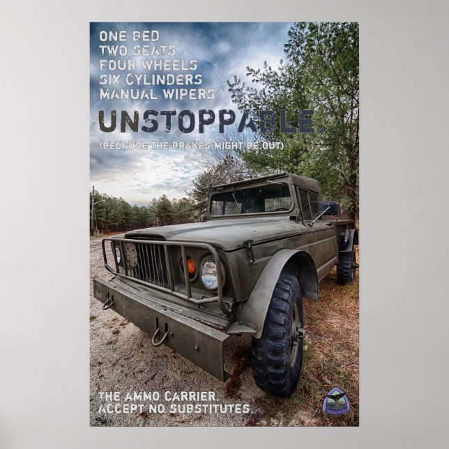 Kleines Ammo Carrier unaufhaltsames Poster (Vorne)