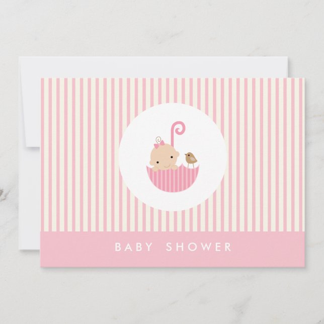 {kleines Baby} Babydusche Einladung (Vorderseite)