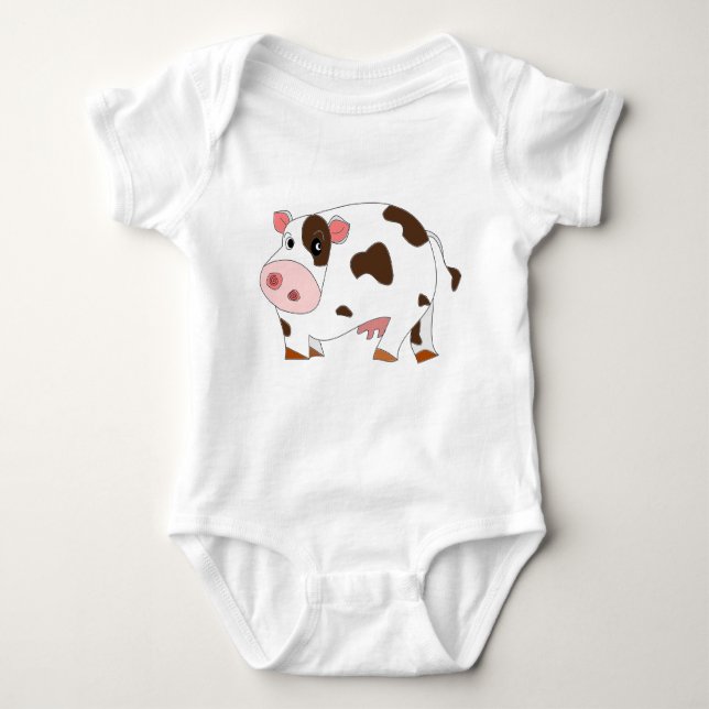 Kleines Baby Bodysuit - Malerei Baby Strampler (Vorderseite)
