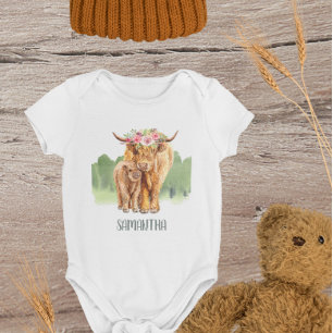 Kleines Baby Watercolor Baby Strampler