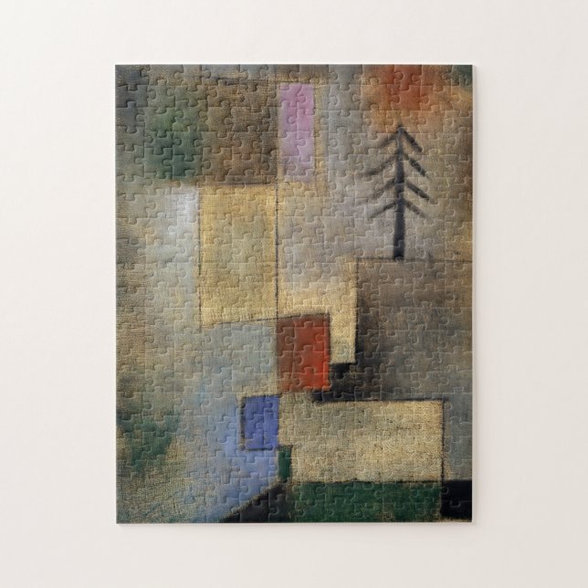Kleines Bild von Bäumen, 1922 von Paul Klee Puzzle (Vertikal)