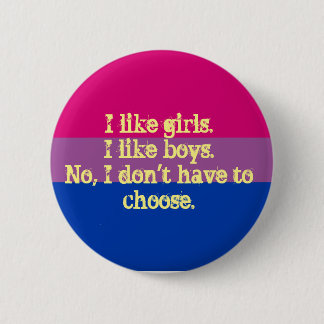 kleines Bisexualflaggenstolz-Abzeichen/-Button Button
