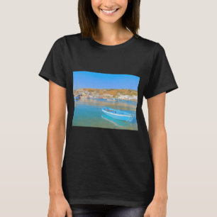 KLEINES BLaues BOOT DIGITALE TRENDS T-Shirt