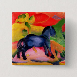 Kleines blaues Horse, 1912 Button