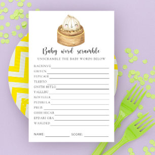 Kleines blödes Baby Word Scramble Game