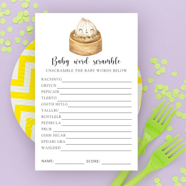 Kleines blödes Baby Word Scramble Game (Von Creator hochgeladen)