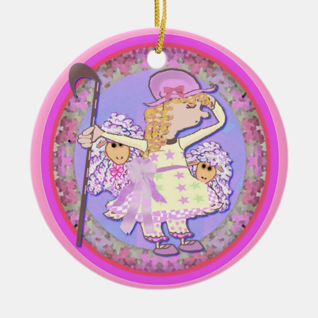 Kleines BO lugen Keramik Ornament (Vorne)