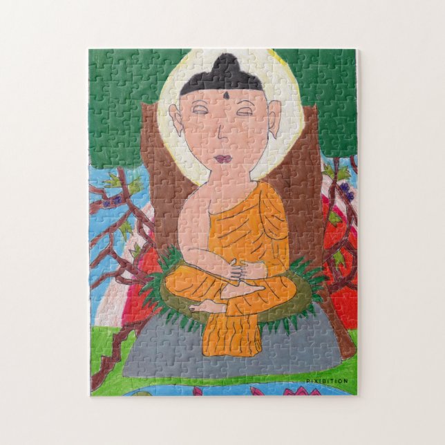 Kleines Buddha-Puzzlespiel Puzzle (Vertikal)