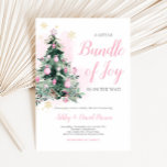 Kleines Bündel von Joy Christmas Baby Shower Einladung<br><div class="desc">Herzlich willkommen in Ihrem kleinen Zimmer mit unserem herzlich wärmenden Weihnachtsbaum-Kinderdusche. Personalisieren Sie die Freude mit Ihren Lieben zu teilen! BS552</div>