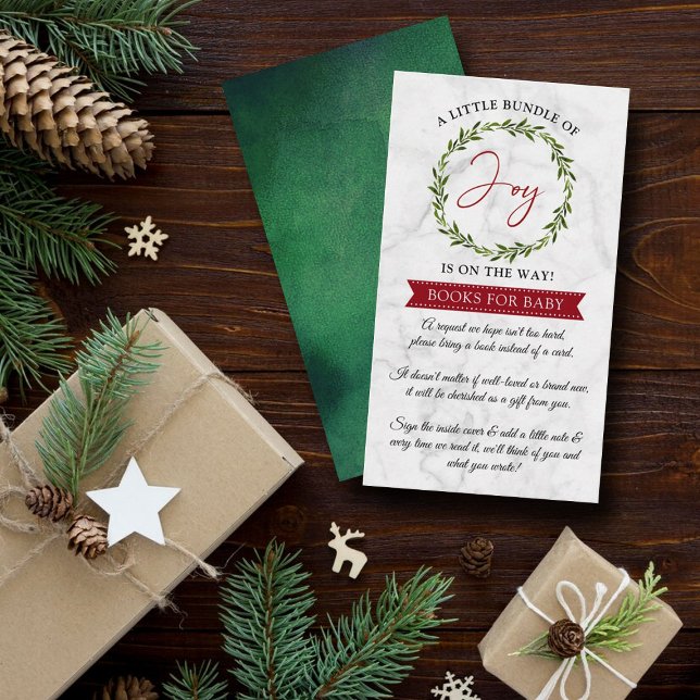 Kleines Bündel von Weihnachtsduschenbüchern Begleitkarte (Von Creator hochgeladen)