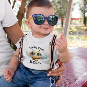 Kleines Buzzers Öko T-Shirt - die Bienen Gerettet