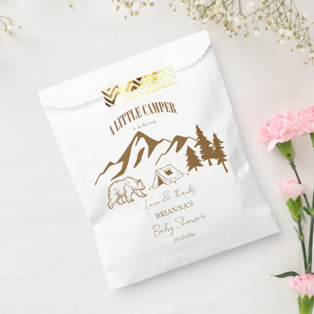 Kleines Camper Abenteuer Boho Babydusche Geschenktütchen (Versiegelt)