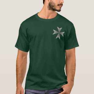 Kleines Chrom-Malteserkreuz T-Shirt