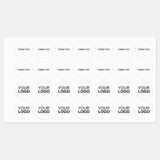 Kleines Circle Closing Label Etiketten