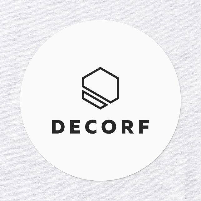 Kleines Circle Closing Label Etiketten (Design 1)