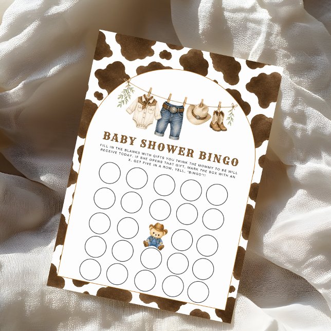 Kleines Cowboy-Baby-Bauch-Zeichnungsspiel (Von Creator hochgeladen)
