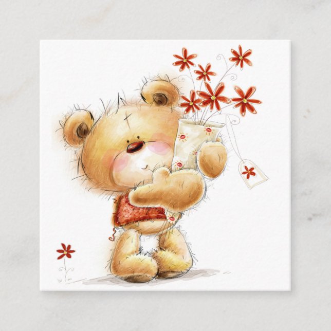 Kleines Dankeschön Business Card Begleitkarte (Vorderseite)