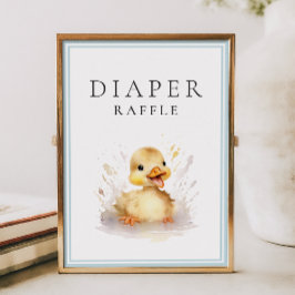Kleines Duckling Baby Duckling Winddusche Windelwa Poster