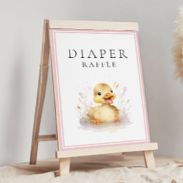 Kleines Duckling Baby Duckling Winddusche Windelwa Poster