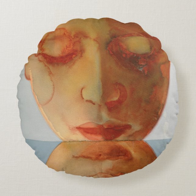 Kleines Echo 2004 Rundes Kissen (Vorderseite)