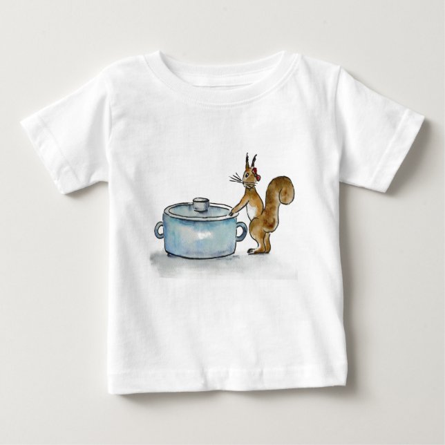 kleines Eichhörnchen Baby T-shirt (Vorderseite)