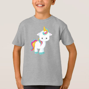 Kleines Einhorn, Niedliches Einhorn, magisches Ein T-Shirt