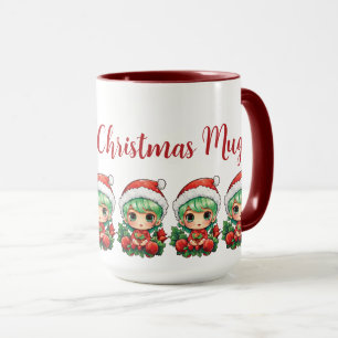 Kleines-Elfen-Mädchen Weihnachtsmagie Individuell Tasse