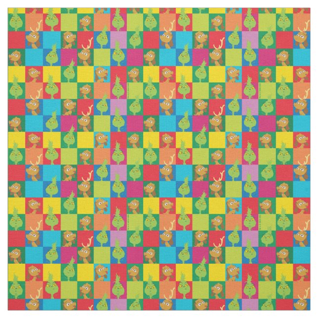 Kleines, farbiges Farbblockmuster Stoff (Muster)