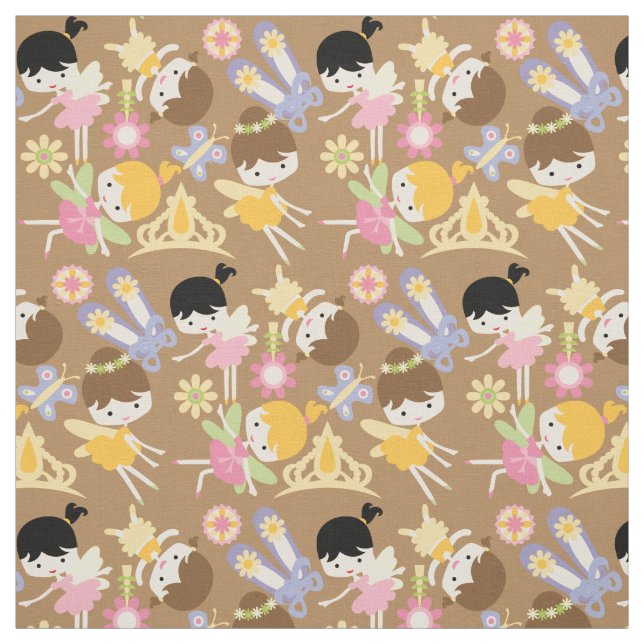 Kleines feenhaftes Ballerina-Gewebe Stoff (Muster)
