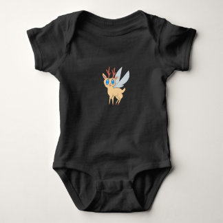 Kleines Feenhirsch-Babytop Baby Strampler